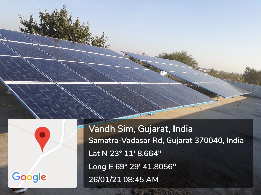 30 Kwp at Vadsar,Ahmedabad